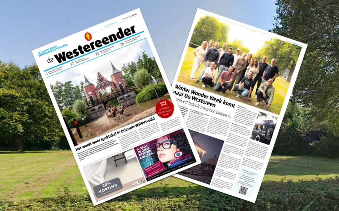 ❄️ Winter Wonder Week komt naar De Westereen! 🎉